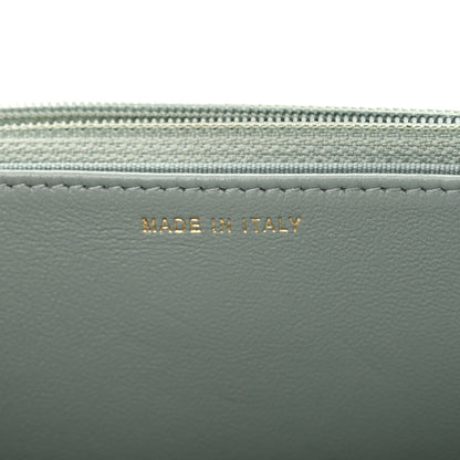 Chanel Lambskin Quilted Trendy CC Wallet On Chain WOC Grey 7 of 12