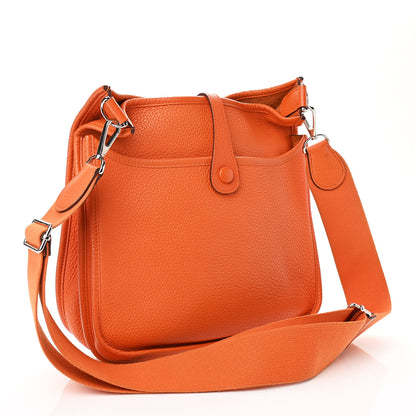 Hermes Taurillon Clemence Evelyne III PM Orange 3 of 10