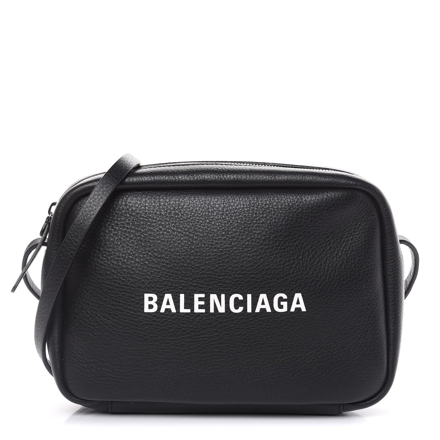 Calfskin Logo S Everyday Camera Bag Black