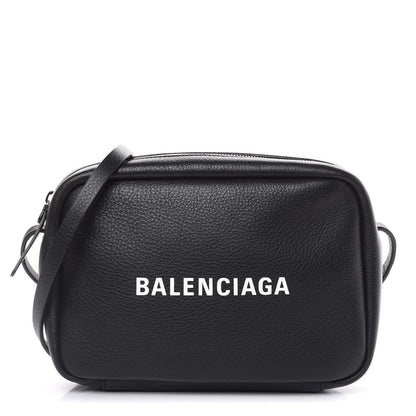 Balenciaga Calfskin Logo S Everyday Camera Bag Black 1 of 9