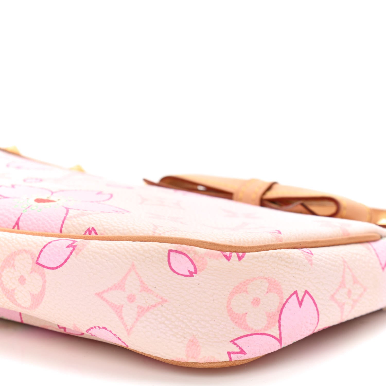 Louis Vuitton Monogram Cherry Blossom Pochette Accessories Pink 9 of 9