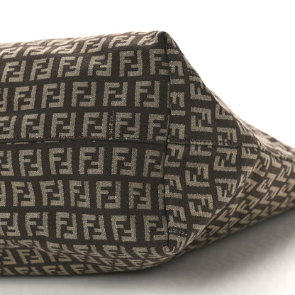 Fendi Zucchino Shopping Tote Tobacco Brown 8 of 8