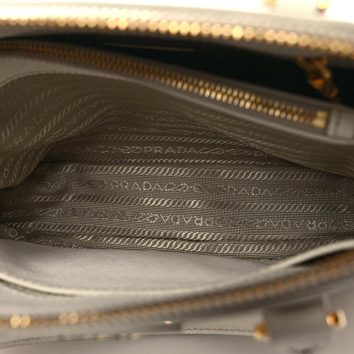 Prada Saffiano Lux Small Promenade Tote Talco 6 of 13