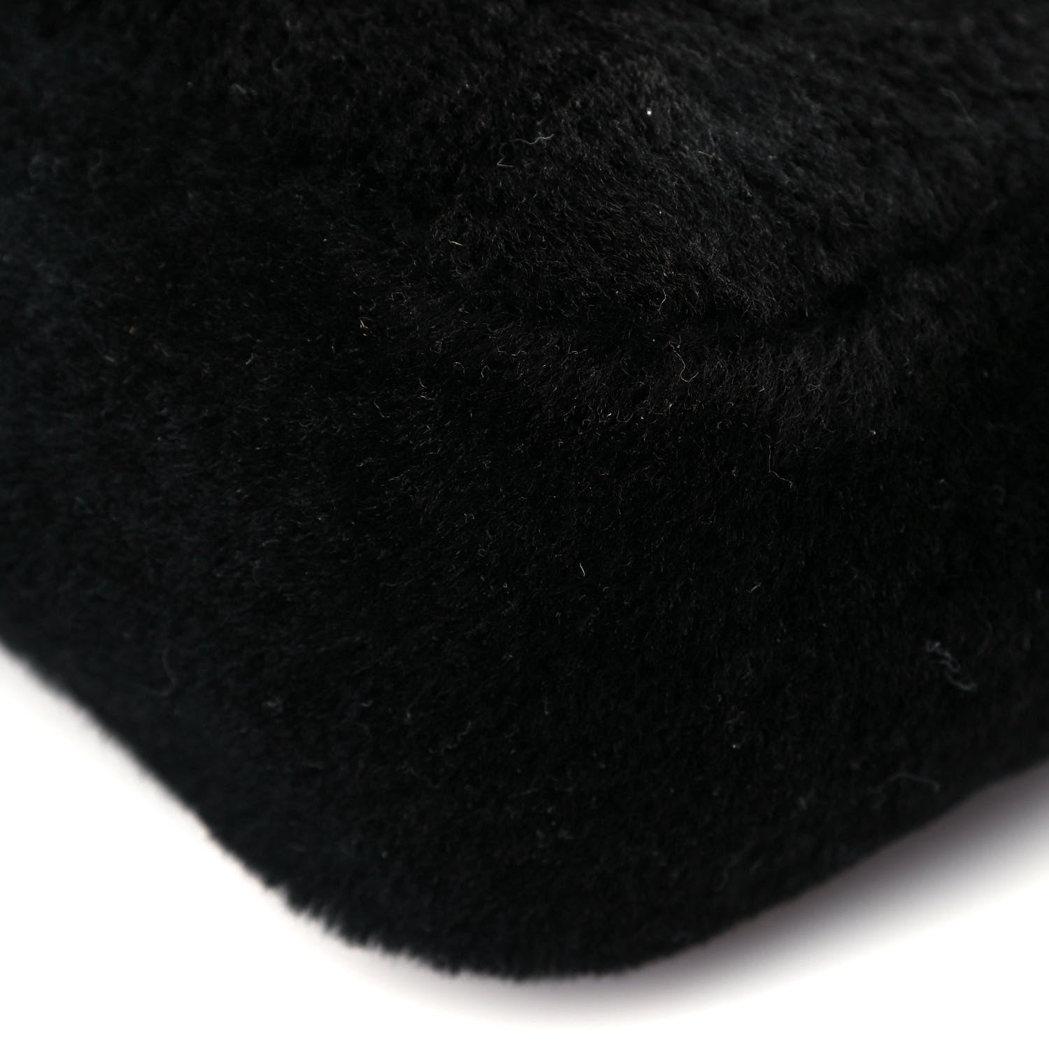 Prada Shearling Mini Re-Edition 2000 Bag Black 8 of 12