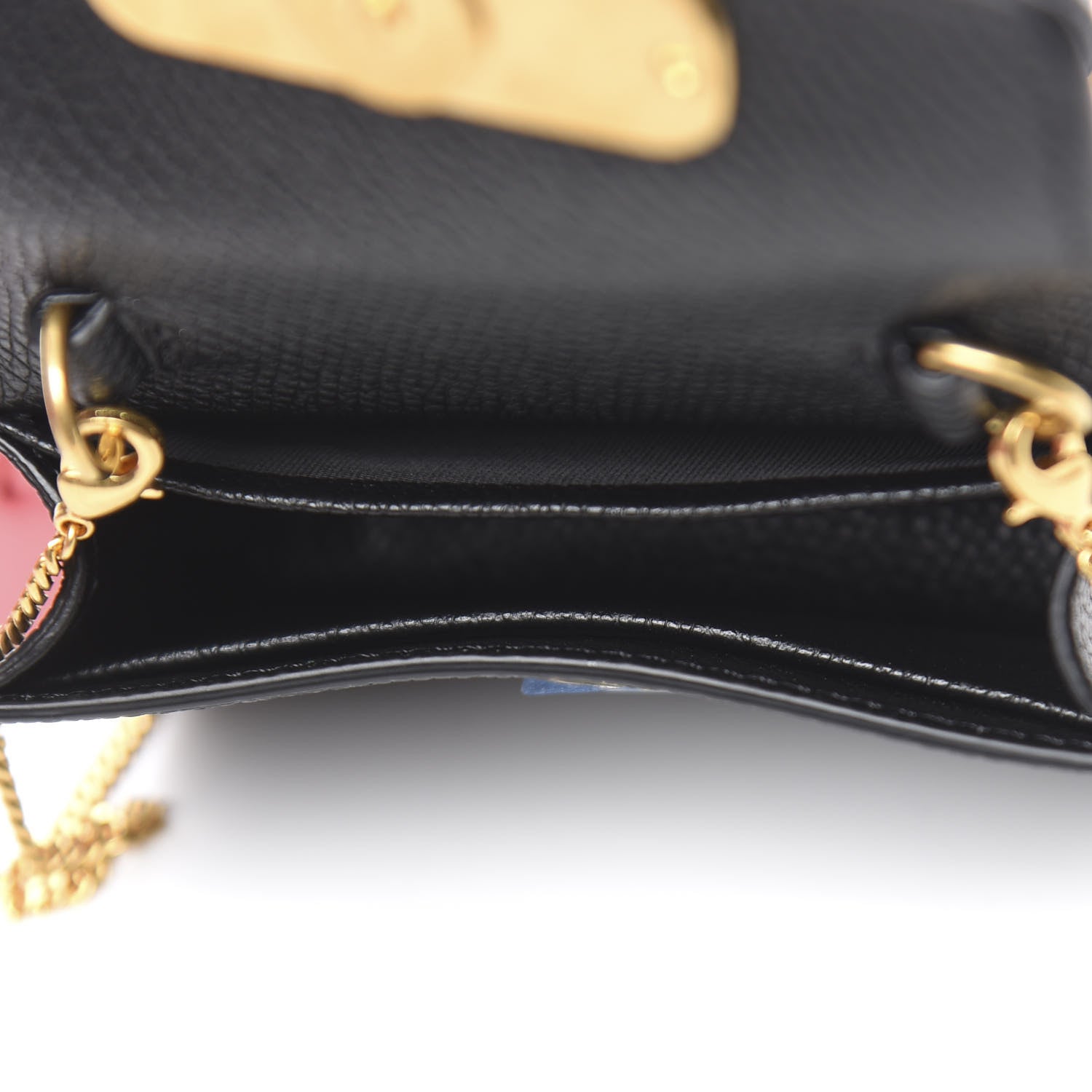 Valentino Garavani Grained Calfskin Mini VSling Shoulder Bag Black 5 of 10