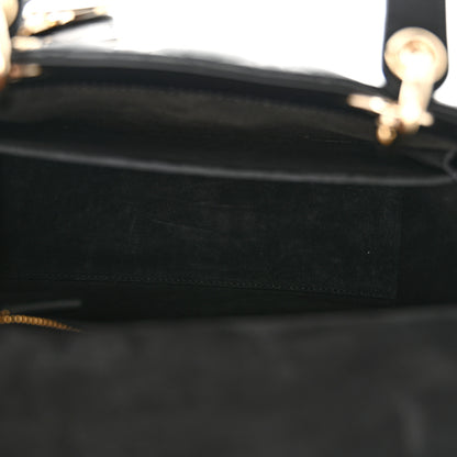 Christian Dior Lambskin Cannage Medium Lady Dior Black 6 of 16