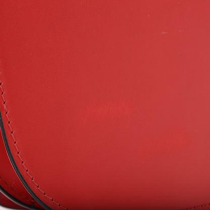 MCM Calfskin Patricia Crossbody Bag Red 8 of 9