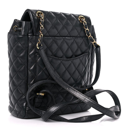 Chanel Calfskin Quilted Small Urban Spirit Backpack Black 3 of 21