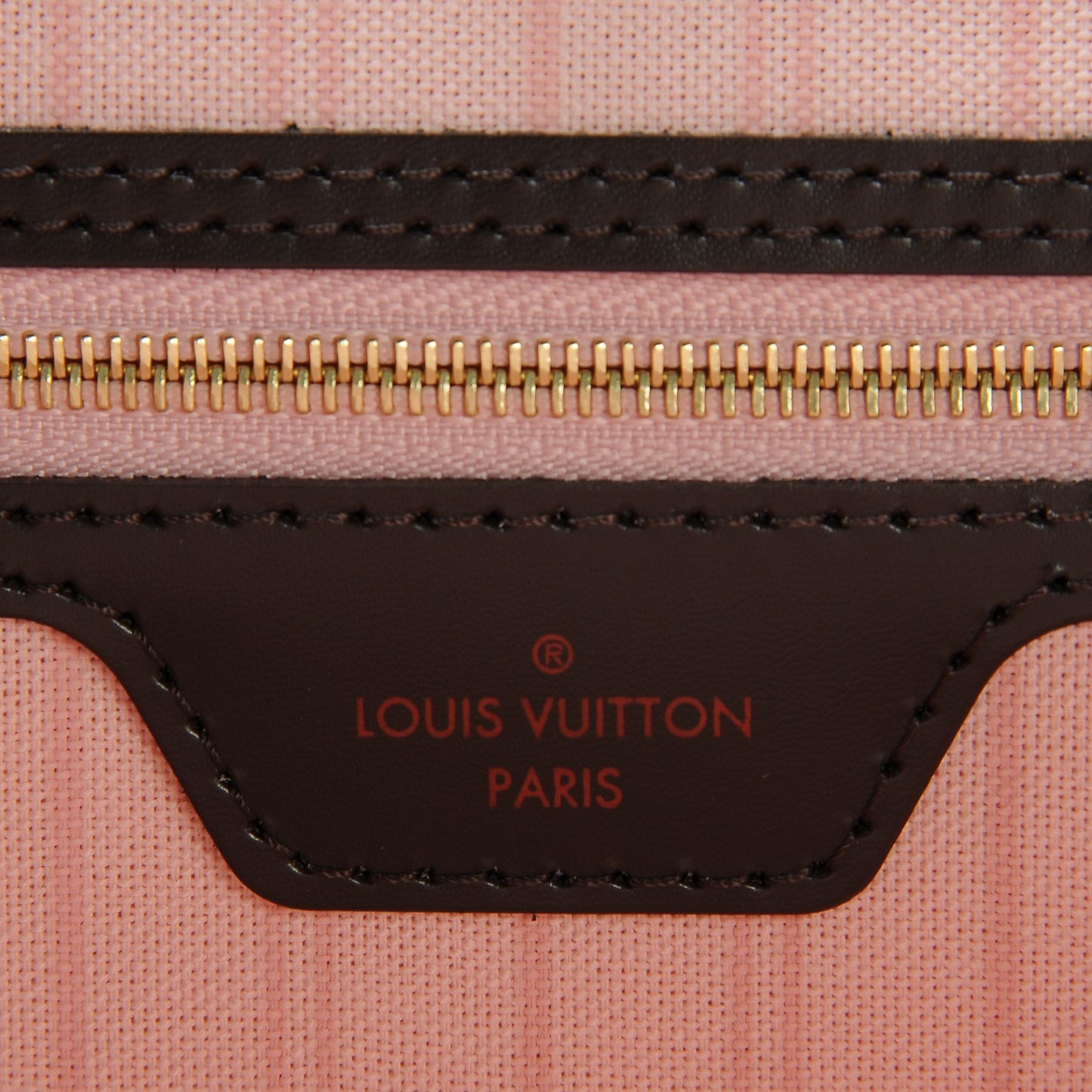 Damier Ebene Neo Neverfull MM Rose Ballerine