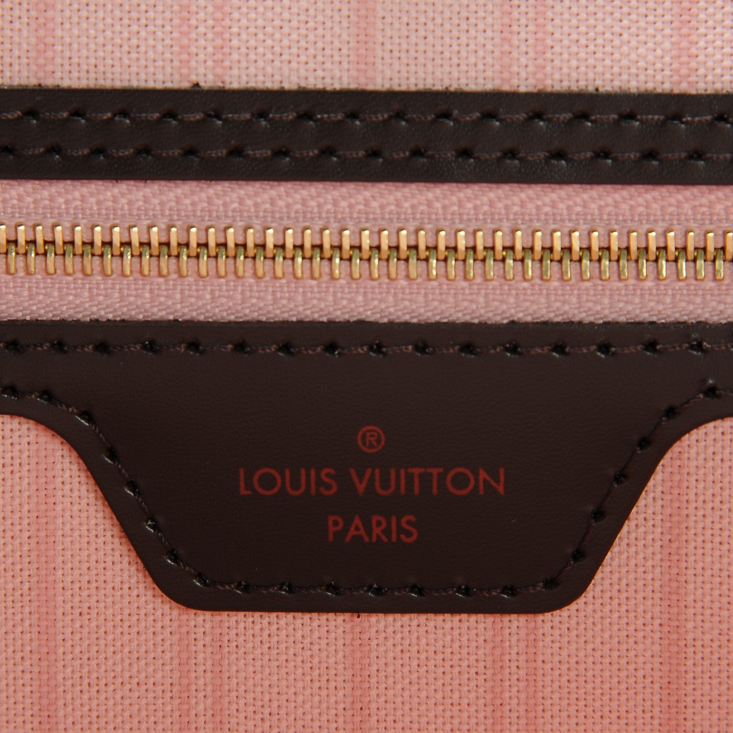 Louis Vuitton Damier Ebene Neo Neverfull MM Rose Ballerine 8 of 10
