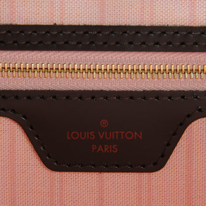 Louis Vuitton Damier Ebene Neo Neverfull MM Rose Ballerine 8 of 10