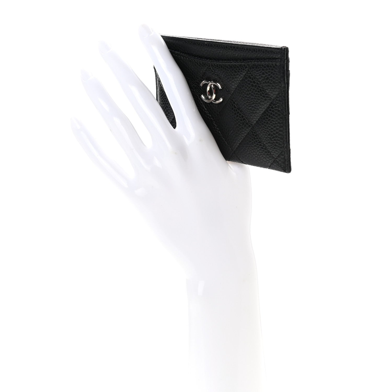 Chanel Caviar Quilted Card Holder Black 2 of 7