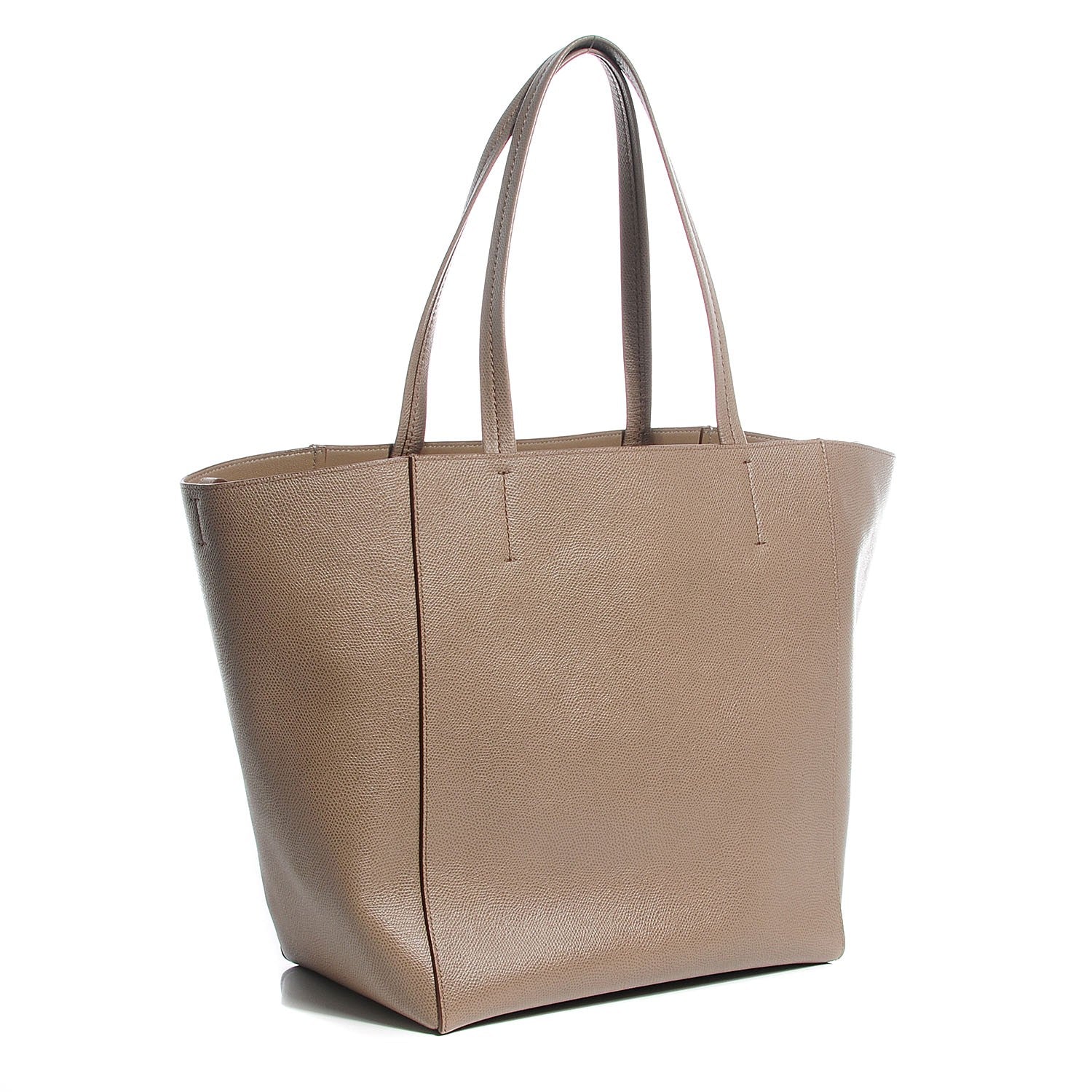 Celine Grained Calfskin Small Horizontal Cabas Phantom Taupe 3 of 8