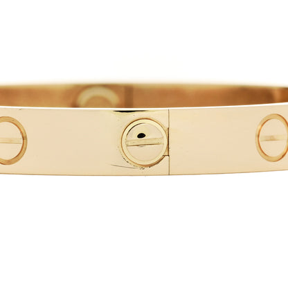 Cartier 18K Yellow Gold LOVE Bracelet 15 4 of 8