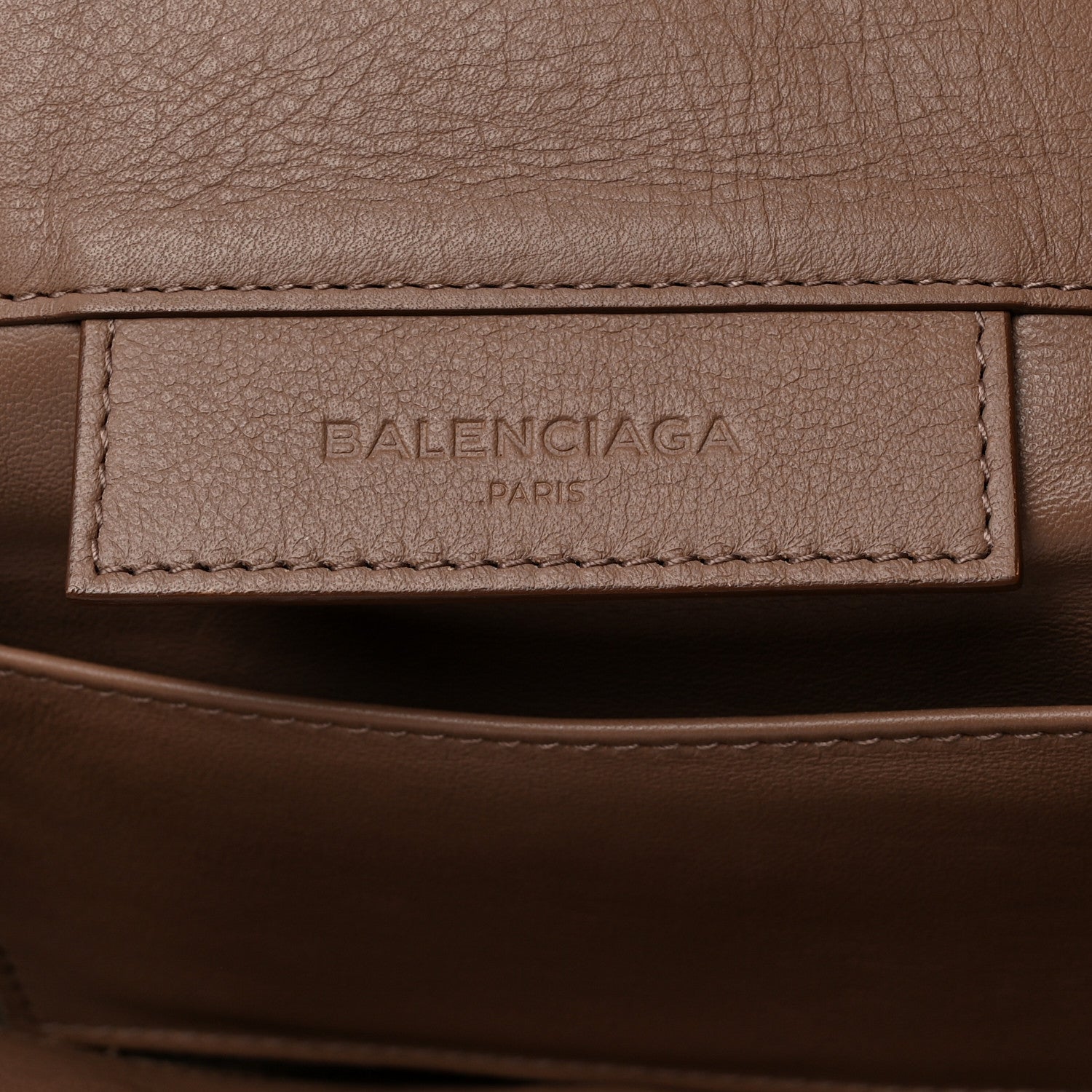 Balenciaga Veau Papier Sight Clutch Sable 6 of 7