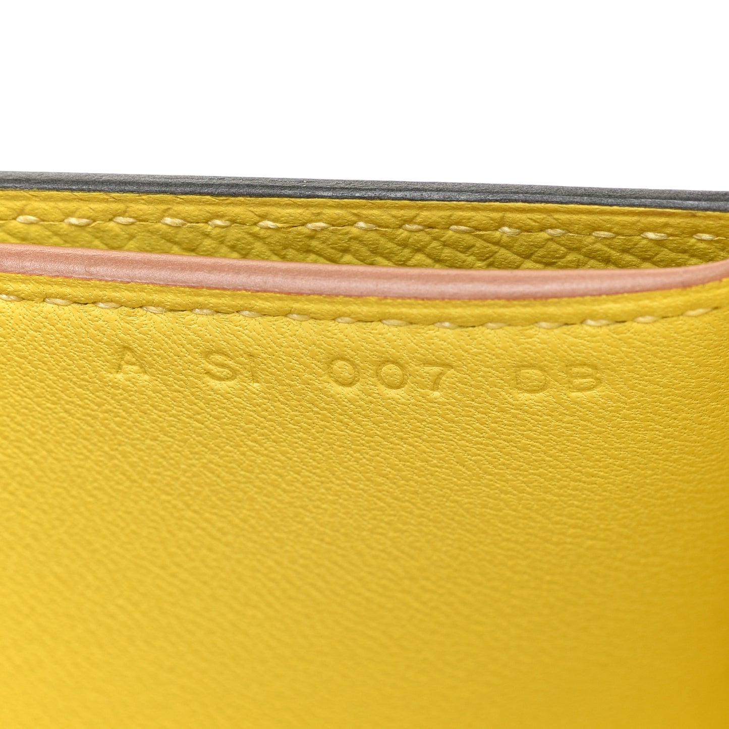 Epsom Passant Long Wallet Craie Lime