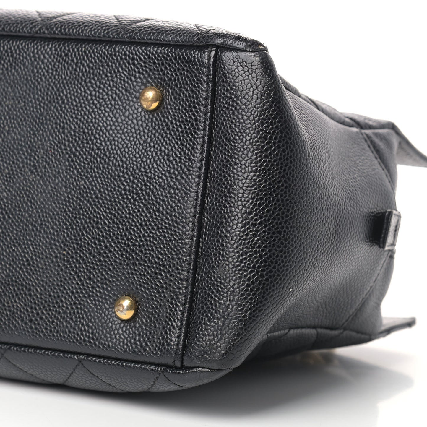 Caviar Quilted Petit Timeless Tote PTT Black
