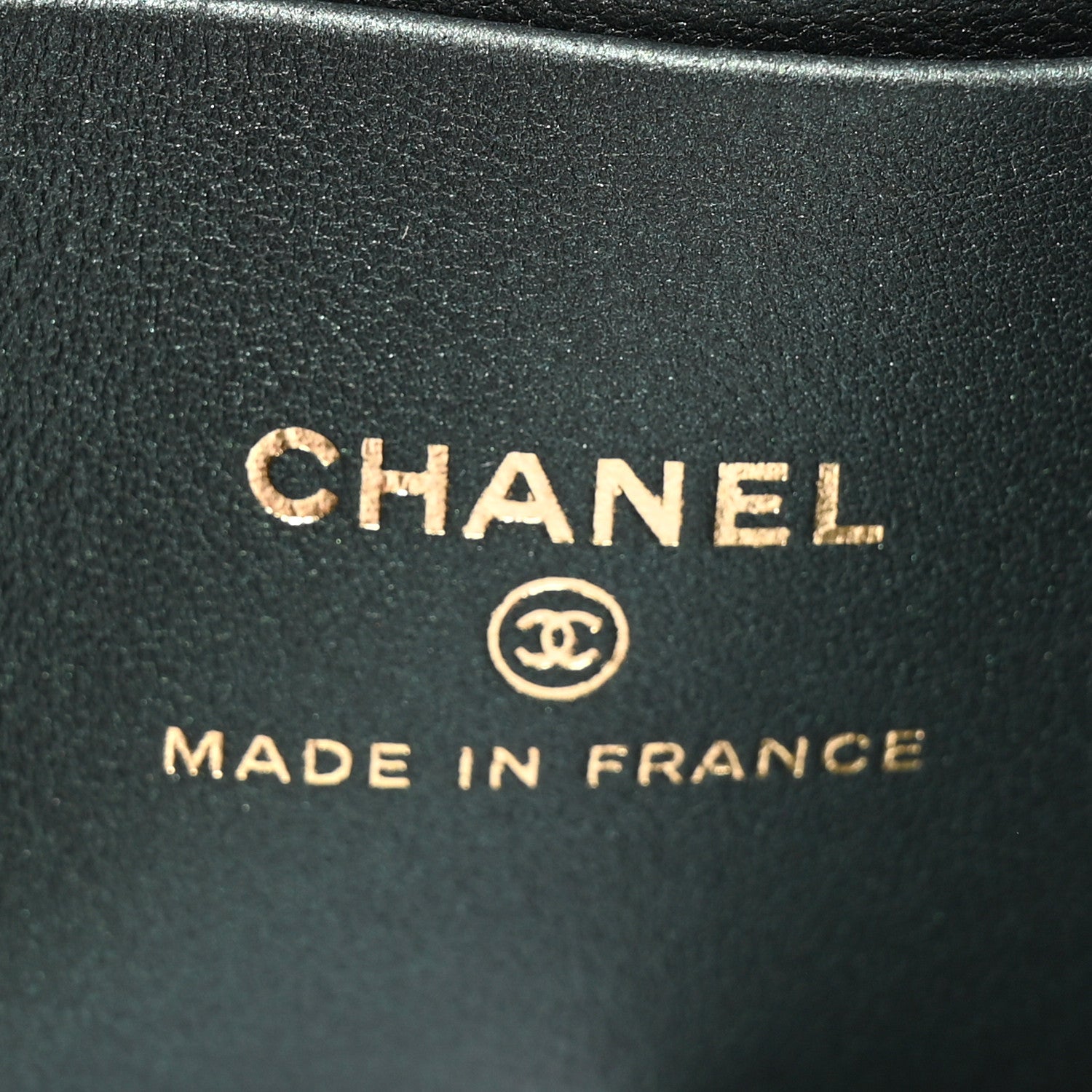 Chanel Iridescent Lambskin Quilted Small Top Handle Vanity Case With Chain Green 6 of 11