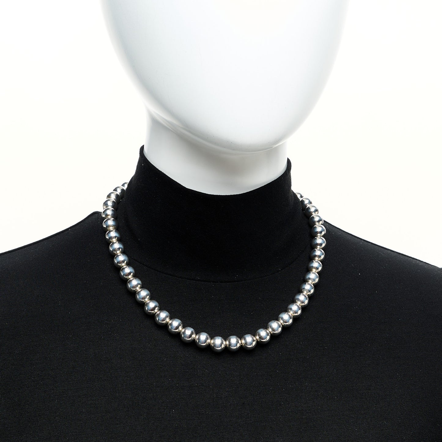 Sterling Silver 10mm Hardwear Ball Necklace
