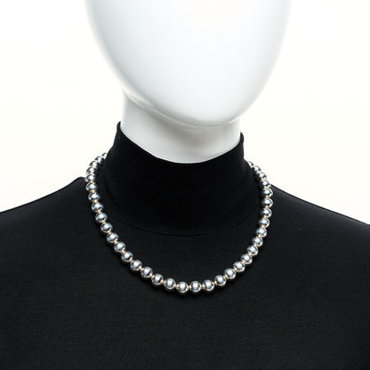 Tiffany Sterling Silver 10mm Hardwear Ball Necklace 2 of 6