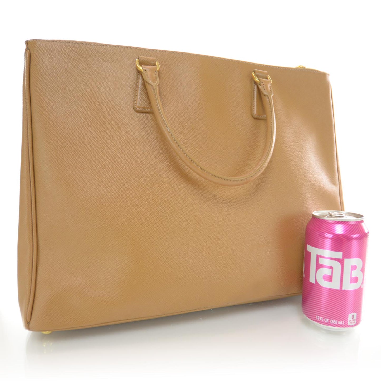 Saffiano Lux Tote Caramel