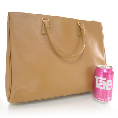 Prada Saffiano Lux Tote Caramel 3 of 7
