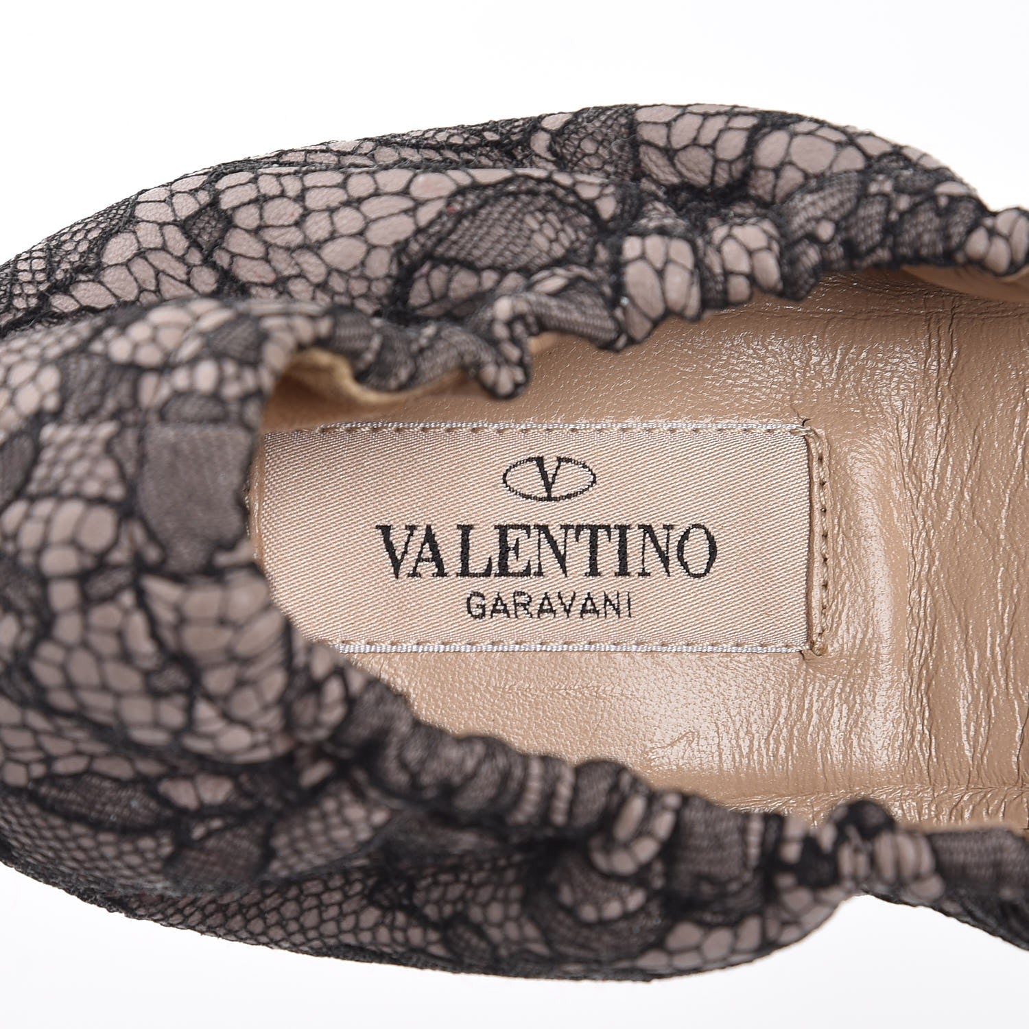 Valentino Garavani Lace Ballerina Flats 40 Black 9 of 11