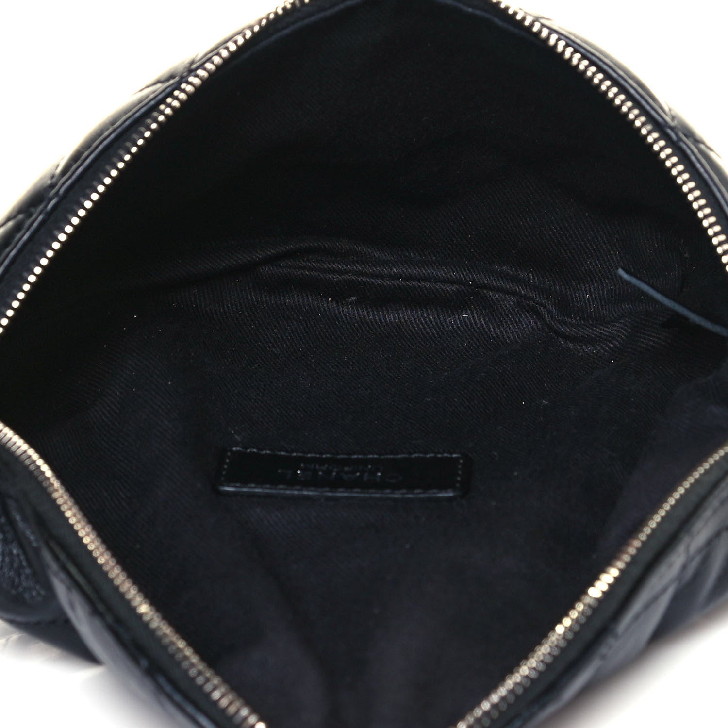 Chanel Calfskin Quilted Waist Belt Bag Black 4 of 12