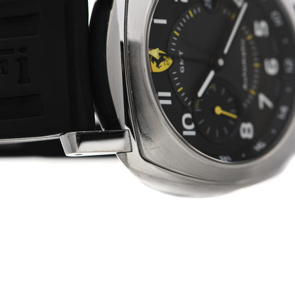 Panerai Stainless Steel Rubber 45mm Ferrari GMT Automatic Watch Black FER00009 5 of 6