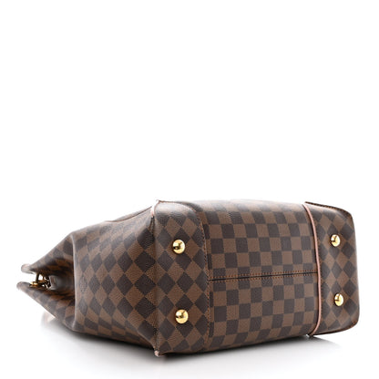 Louis Vuitton Damier Ebene Caissa Hobo Rose Ballerine 4 of 10