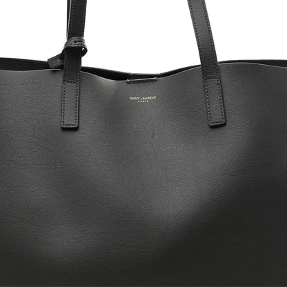 Saint Laurent Calfskin Large Shopping Tote Storm 9 of 11