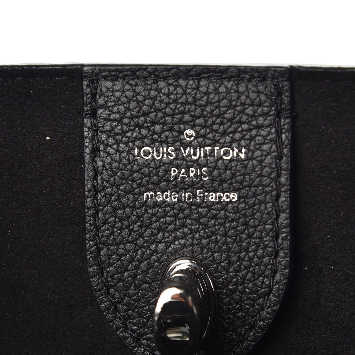 Louis Vuitton Calfskin Lockme Go Tote Black 6 of 11