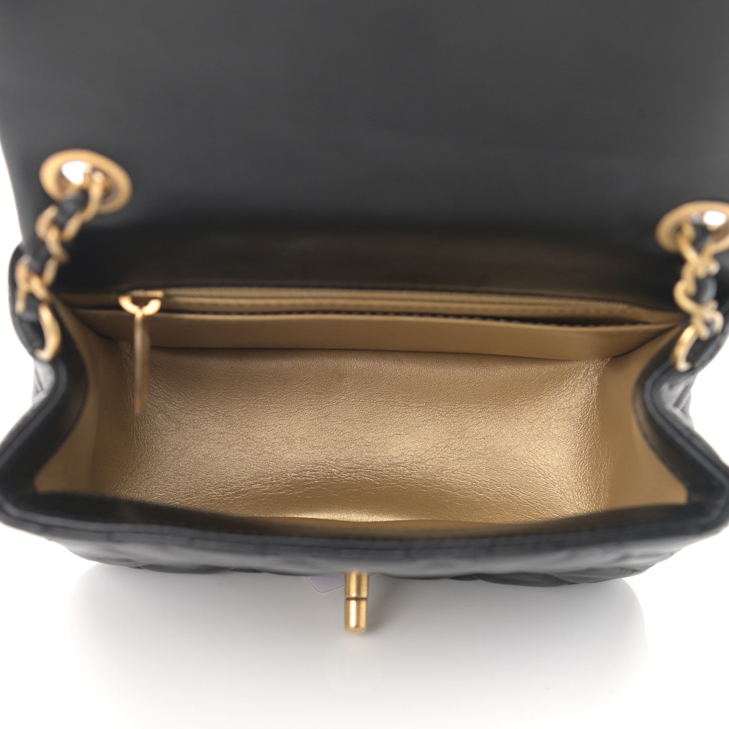 Chanel Lambskin Quilted Mini Pearl Crush Flap Black 5 of 12