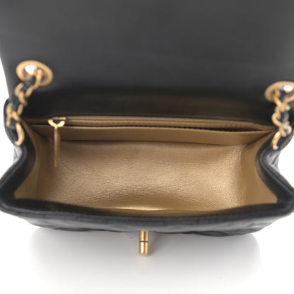 Chanel Lambskin Quilted Mini Pearl Crush Flap Black 5 of 12