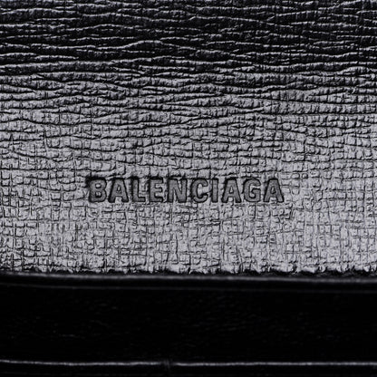 Balenciaga Calfskin Stripe Embossed Gossip Chain Bag XS Black 6 of 12