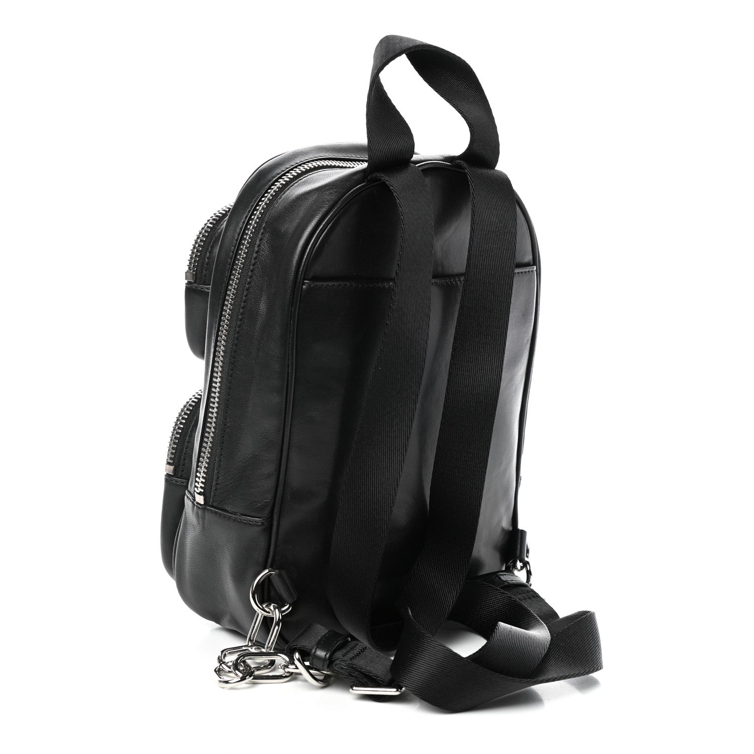 Alexander Wang Lambskin Double Zip Backpack Black 3 of 9
