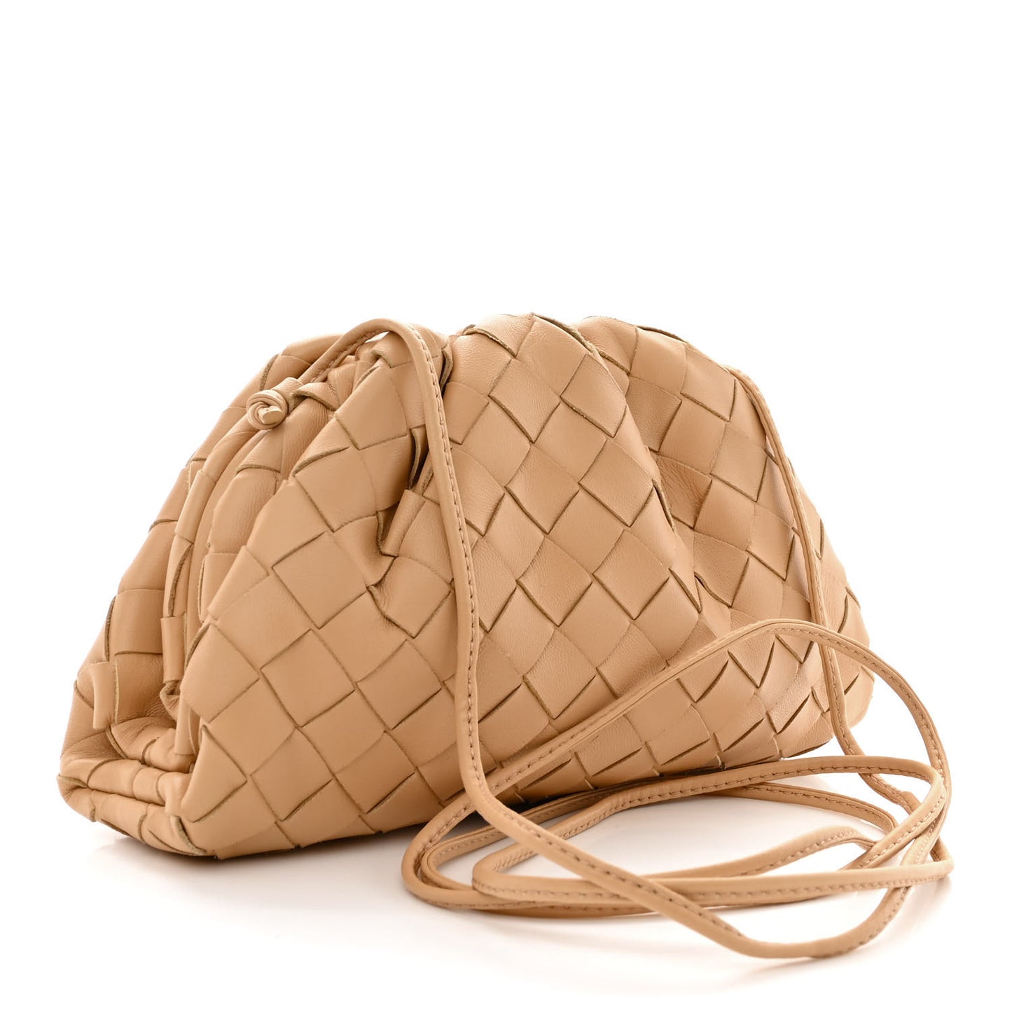 Nappa Intrecciato The Mini Pouch Almond