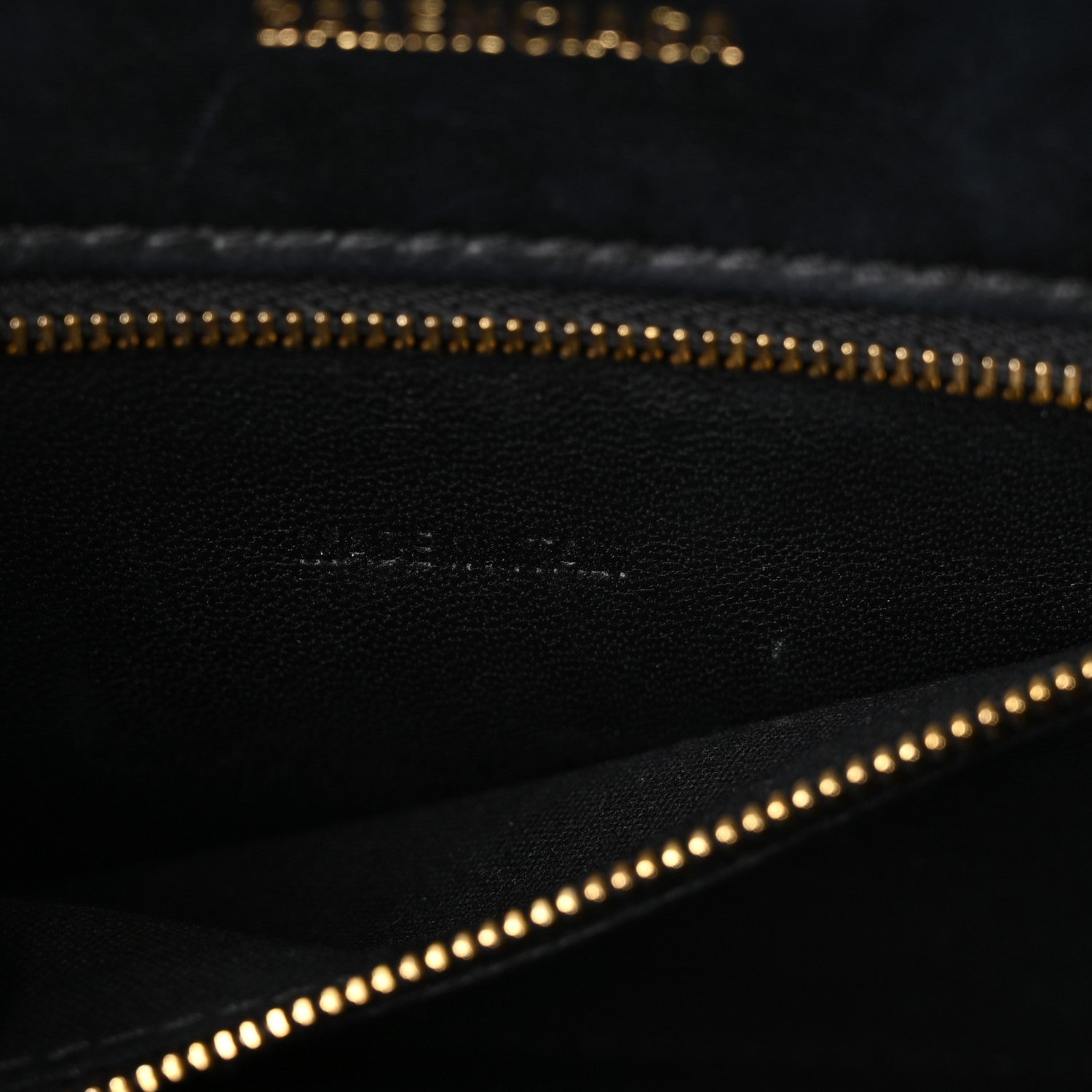 Balenciaga Shiny Calfskin Crocodile Embossed Small Hourglass Top Handle Bag Black 7 of 12