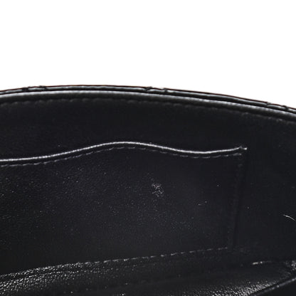 Chanel Patent Calfskin Quilted Extra Mini Rectangular Flap Black 12 of 13