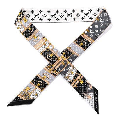 Louis Vuitton Silk Monogram Let's Go BB Bandeau Black 1 of 4