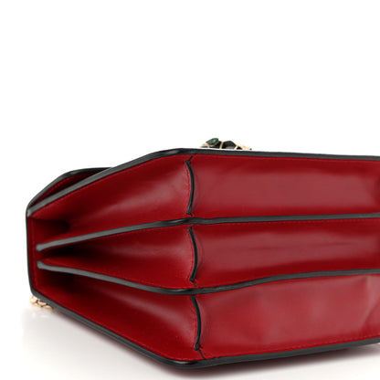 Bulgari Calfskin Serpenti Forever Top Handle Red 8 of 11