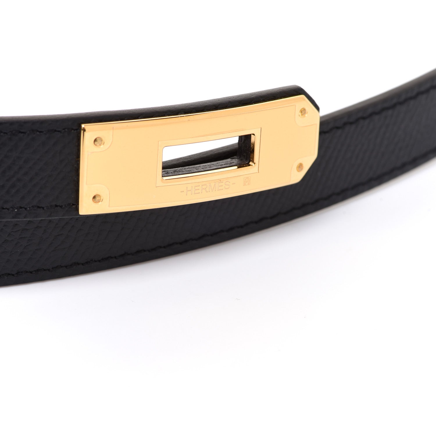 Hermes Epsom Kelly Pocket Belt Black 8 of 9