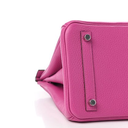 Hermes Taurillon Clemence Birkin 30 Magnolia 9 of 11