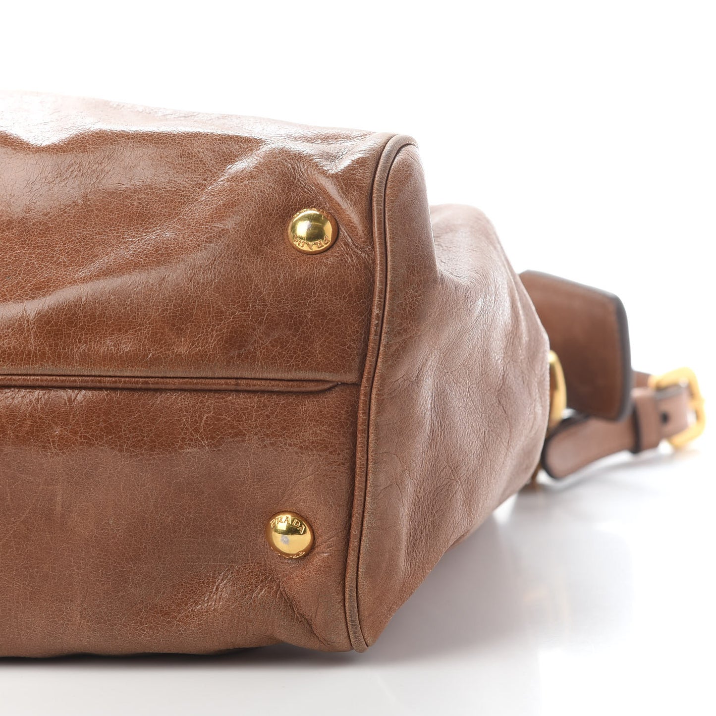 Vitello Daino Tote Brandy