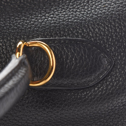 Hermes Taurillon Clemence Kelly Retourne 32 Black 9 of 36