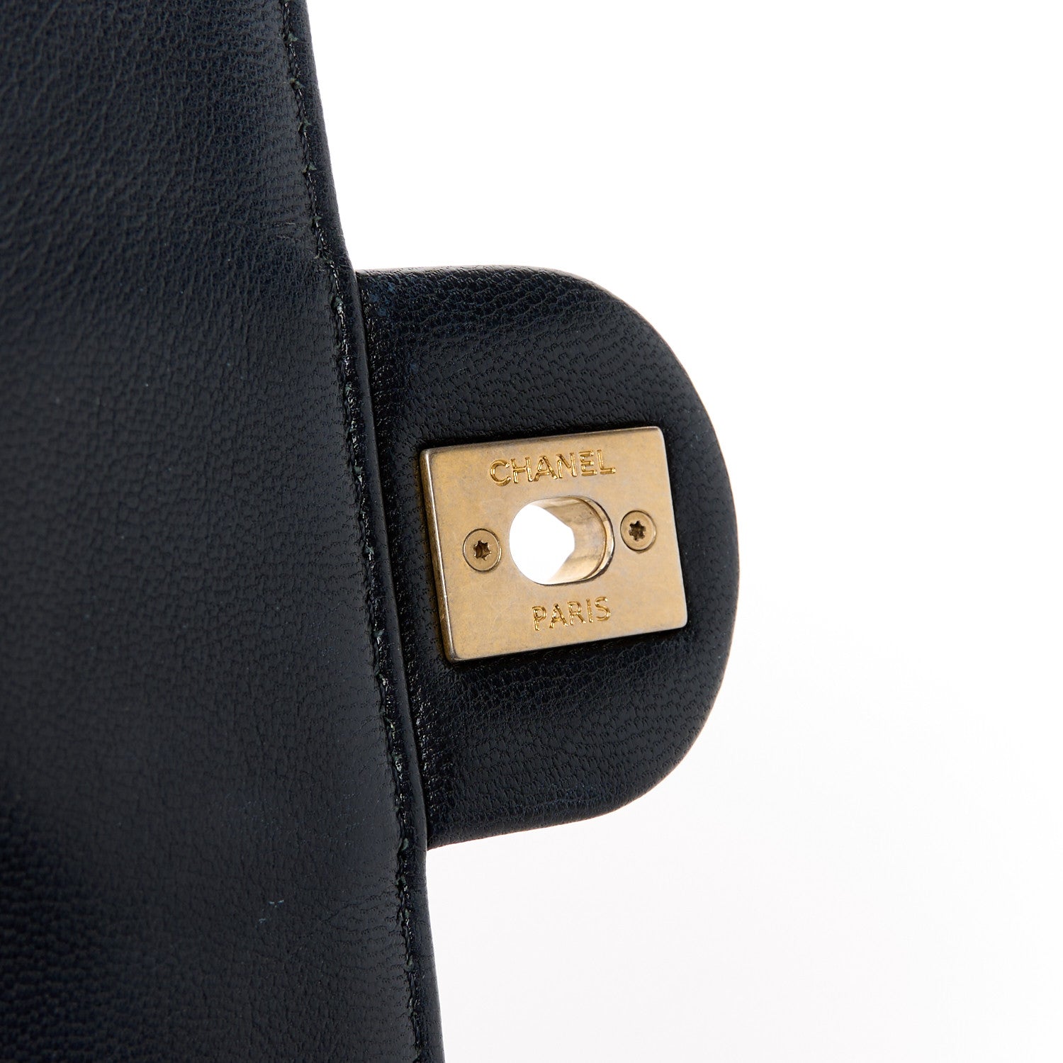 Chanel Lambskin Quilted Small Chic Pearls Flap Black 7 of 11