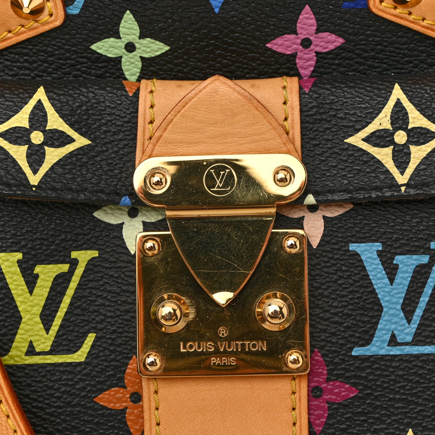 Monogram Multicolor Speedy 30 Black
