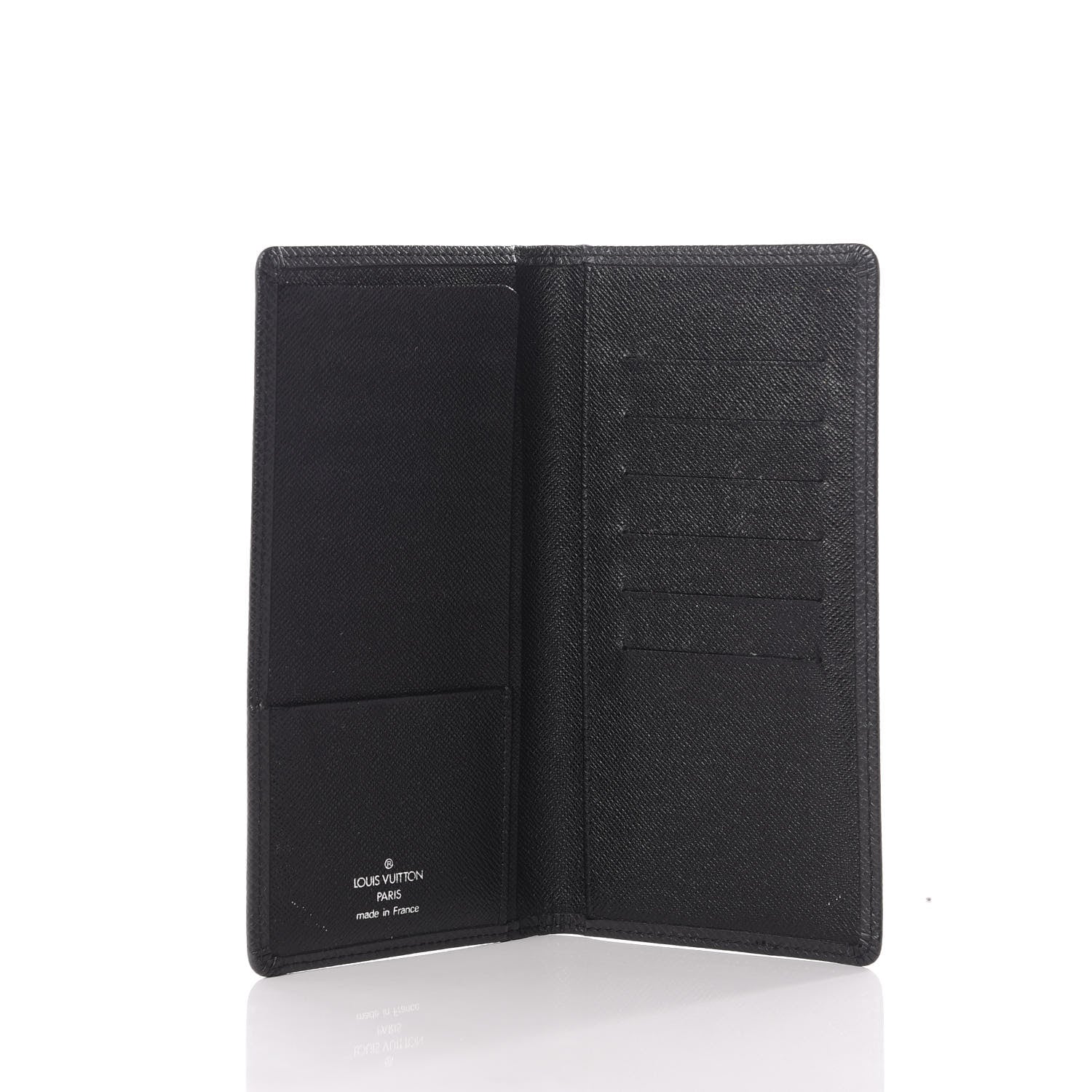 Louis Vuitton Taiga Porte Valeurs Organizer Wallet Black 4 of 8