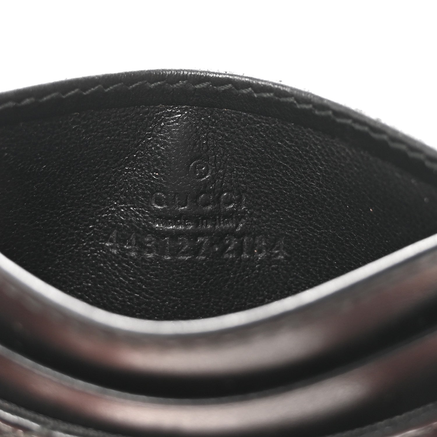 Gucci Calfskin Matelasse GG Marmont Card Holder Black 6 of 7