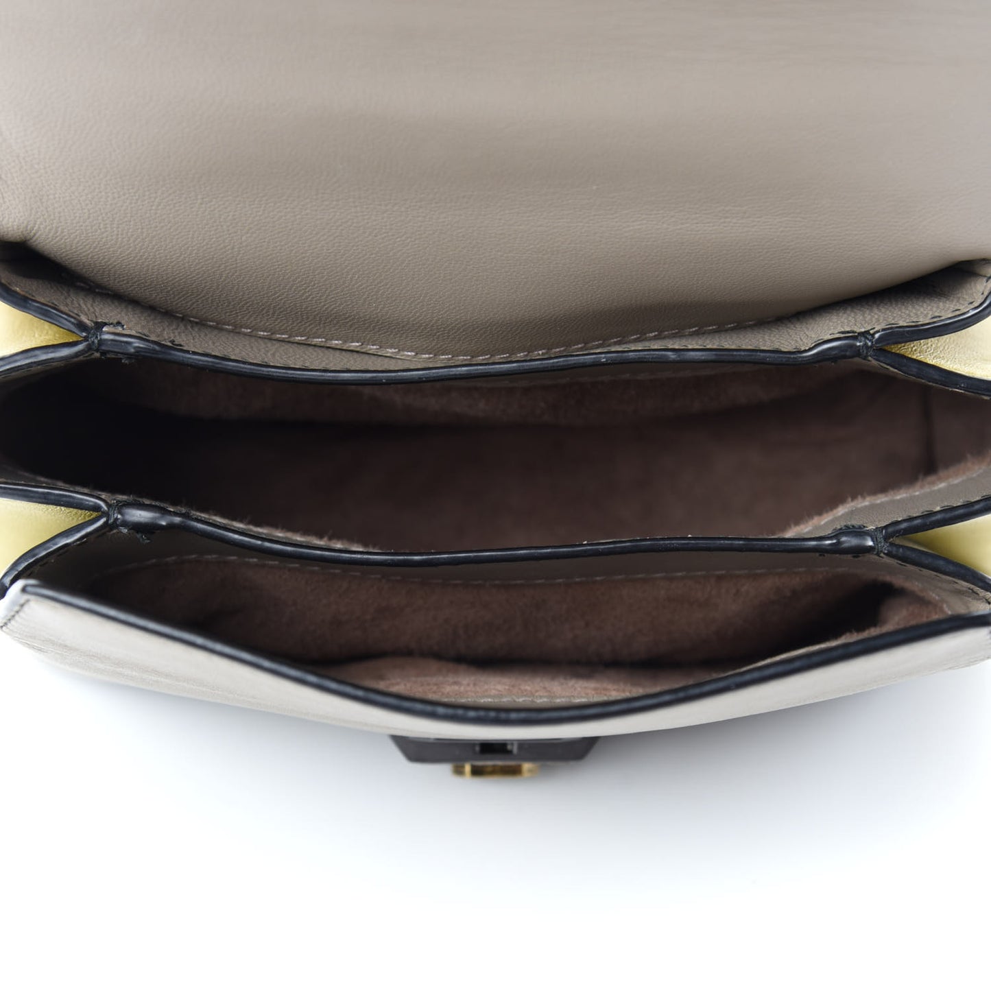 Nappa Multicolor Mini Piazza Bag Limestone